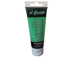 Acrilico EL GRECO, Tubo c/ 75ml, Verde Pálido