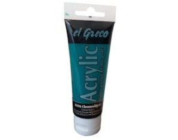 Acrilico EL GRECO, Tubo c/ 75ml, Verde Azulado