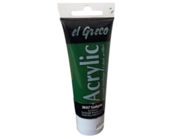 Acrilico EL GRECO, Tubo c/ 75ml, Verde Escuro