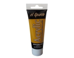 Acrilico EL GRECO, Tubo c/ 75ml, Ocre