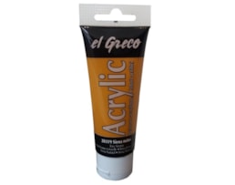 Acrilico EL GRECO, Tubo c/ 75ml, Siena