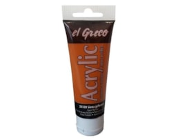 Acrilico EL GRECO, Tubo c/ 75ml, Siena queimada
