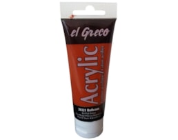 Acrilico EL GRECO, Tubo c/ 75ml, Castanho Avermelhado