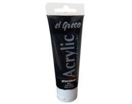 Acrilico EL GRECO, Tubo c/ 75ml, Preto