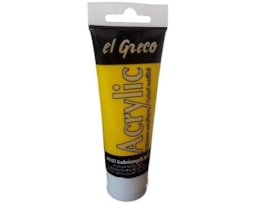 Acrilico EL GRECO, Tubo c/ 75ml Amarelo Cádmio