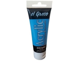 Acrilico EL GRECO, Tubo c/ 75ml Azul Azure