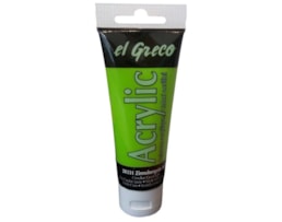 Acrilico EL GRECO, Tubo c/ 75ml Verde Claro