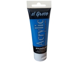 Acrilico EL GRECO, Tubo c/ 75ml Azul Azure