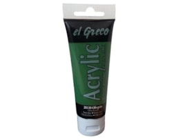 Acrilico EL GRECO, Tubo c/ 75ml Verde Oliva