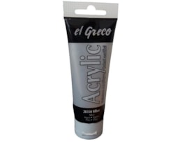 Acrilico EL GRECO, Tubo c/ 75ml Prata