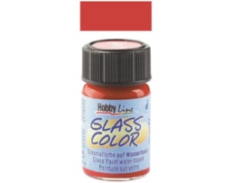 Tinta HOBBY LINE vitral, 20ml, base água, 06-Encarnado
