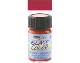 Tinta HOBBY LINE vitral, 20ml, base água,07-Encarnado Carmim