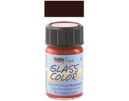 Tinta HOBBY LINE vitral, 20ml, base água, 17-Castanho