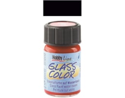 Tinta HOBBY LINE vitral, 20ml, base água, 18-Preto