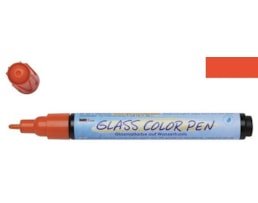 Marcador HOBBY LINE p/vidro, Encarnado