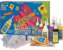 Tinta p/vidro HOBBY LINE C2 (Janelas) Set c/15 Peças