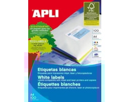 Etiquetas Apli, A4 105x42,4 Cx.100 Fls Ref.1277