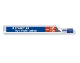 Minas Staedtler Mars Micro 250, 05mm, B tubo c/12 minas