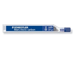 Minas Staedtler Mars Micro 250, 07mm, HB, tubo c/12 minas