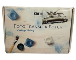 Foto Transfer Potch Set Vintage