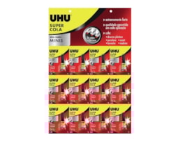 Cola UHU Super Tubos mini c/12X1gr Ref. 41215
