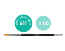 Pincel Milan Premium synthetic, redondo, Refª 611 nº 00
