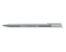 Marcador Staedtler Triplus Fineliner 334-82, Cinza Prateado