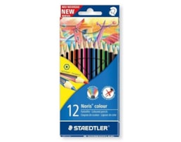 Lápis Cor Staedtler Noris Club Refª 185 C12 c/ 12 Longos