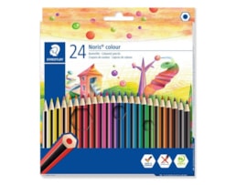 Lápis Cor Staedtler Noris Club Refª 185 C24 c/ 24 Longos