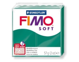 Massa Moldar Fimo Soft Refª8020-56 verde esmeralda