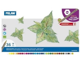 Lápis cor Milan, Refª 0726136, Cxa. metálica c/ 36 cores