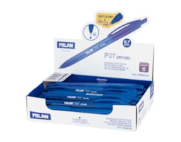 Esferográficas Milan Dry-Gel, Ref. 176540125, azul, Exp.c/25