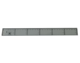 Régua plástica DFH Junior c/ 30 Cm