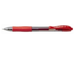Esferográfica Pilot G-2, 0,7, retrátil, Vermelho