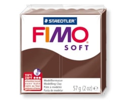 Massa Moldar Fimo Soft Refª8020-75 Chocolate