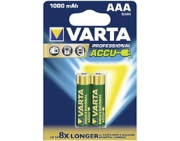 Pilhas Varta 5703 (AAA) Recarregáveis 1000Ah Blister c/2