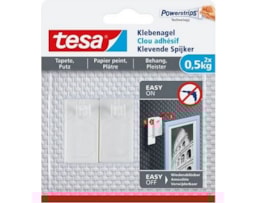 Prego Adesivo Tesa 77772, removivel, p/ paredes, 2X0,5kg