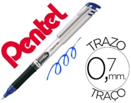 Marcador Roller Pentel Energel 0.7 BL 17, Azul