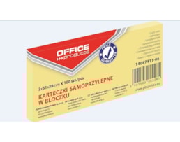 Blocos Notes Adesivo, Office, 38X51mm, (653), 100fls