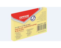 Blocos Notes Adesivo, Office, 51X76mm, (656), 100fl