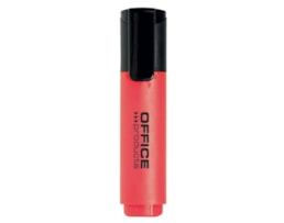 Marcador Flurescente Office, 1-5mm, Vermelho