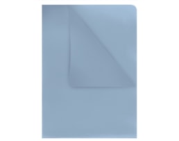 Classificador PP 0,18mm, A4, rígido, "L", Azul