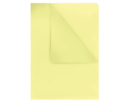 Classificador PP 0,18mm, A4, rígido, "L", Amarelo