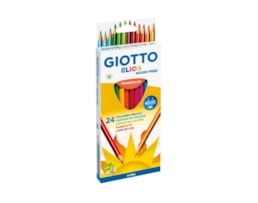 Lápis Cor Giotto Elios (Tri) c/24 cores Ref.275900