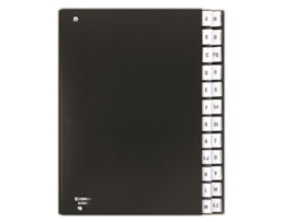 Pasta Classificadora Donau,  A-Z,  c/ lomb. Fole, preto