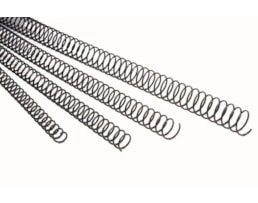 Espirais em metal 5:1, 8mm Cxa. 100, Branco