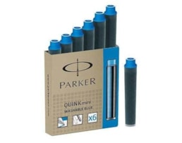 Recarga tinta Parker Cx.6 cartuchos Mini, Azul