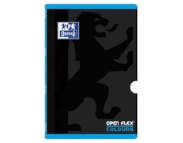 Caderno Agraf. Openflex, A4 48fls./90g. c/banda Turq., Paut