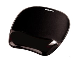 Tapete Fellowes p/ rato,c/apoio pulsos, R. 9112101 Gel Preto