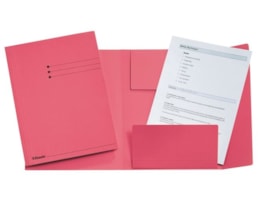 Dossier Cart. Esselte c/3 Abas A4 Lomb 2 cms 1033321 Rosa